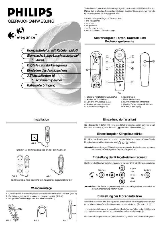 Mode d'emploi PHILIPS TD9053B/051