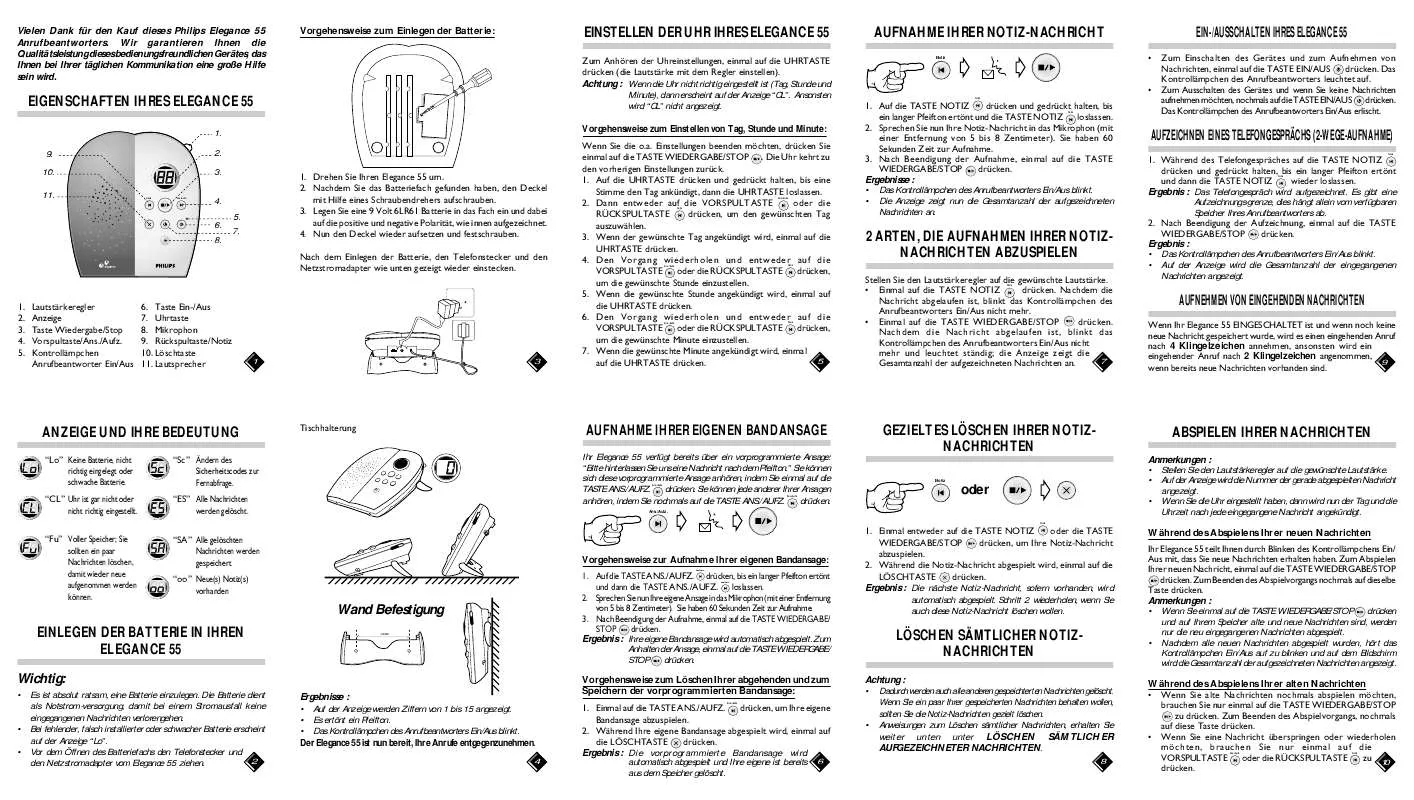 Mode d'emploi PHILIPS TD9368