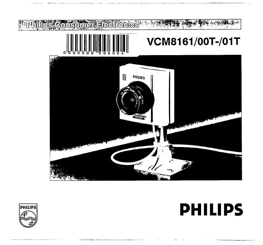 Mode d'emploi PHILIPS VCM8161/00T