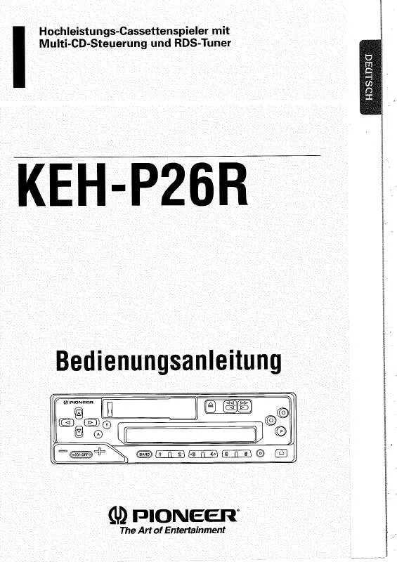 Mode d'emploi PIONEER KEH-P26R