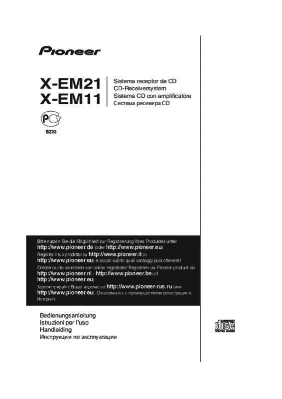 Mode d'emploi PIONEER X-EM21