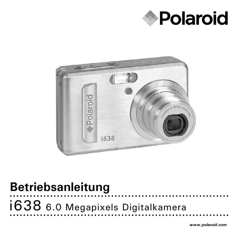 Mode d'emploi POLAROID I638