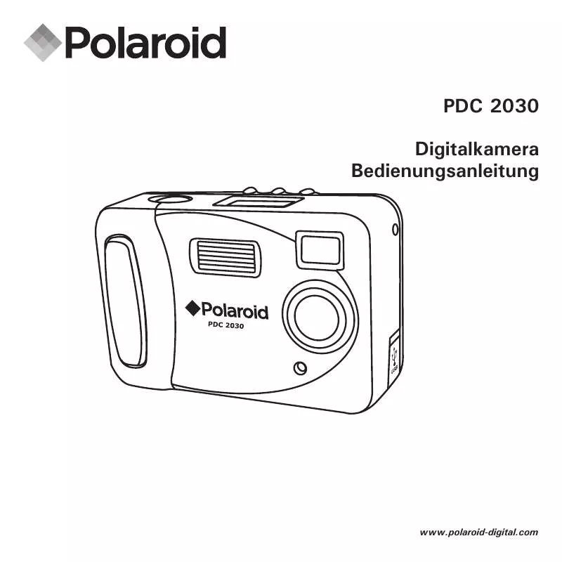 Mode d'emploi POLAROID PDC 2030