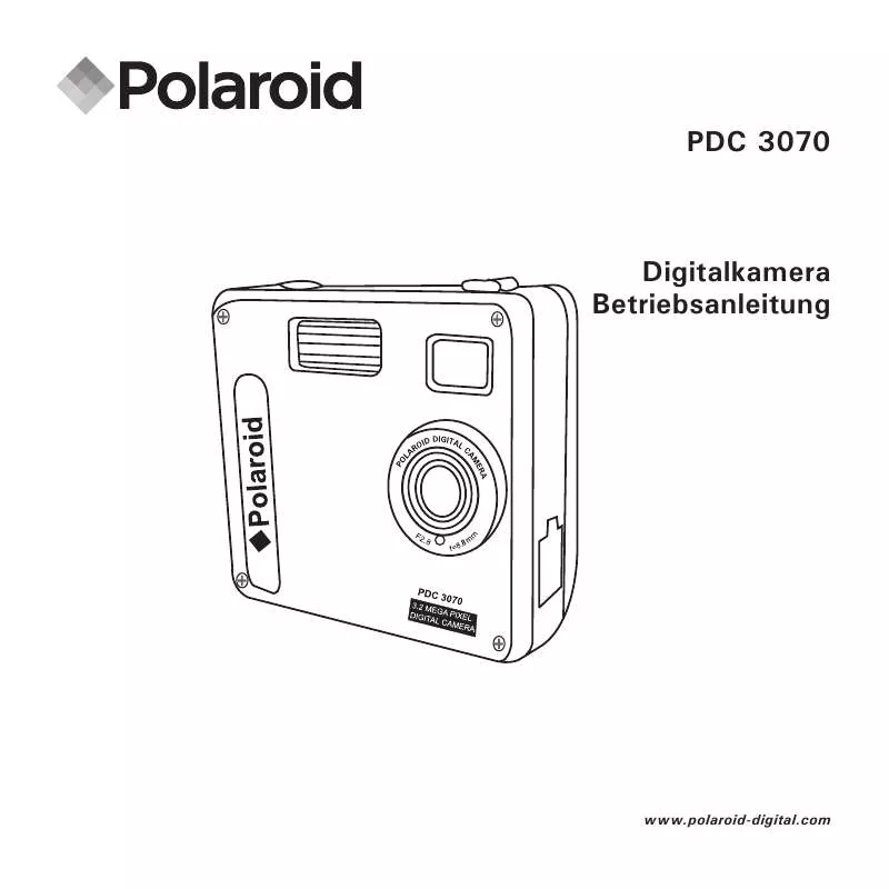 Mode d'emploi POLAROID PDC 3070