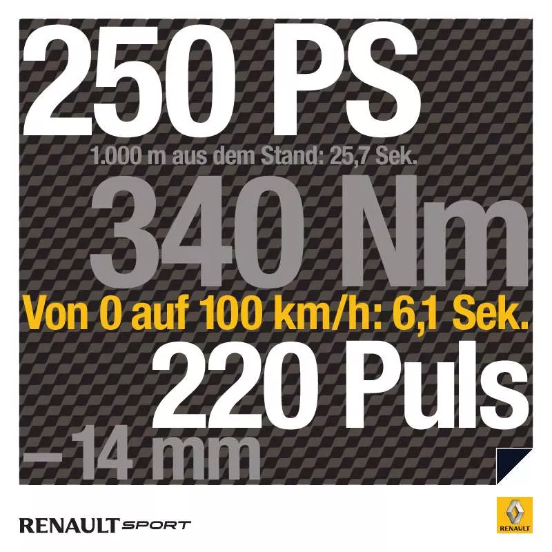 Mode d'emploi RENAULT CLIO RENAULT SPORT