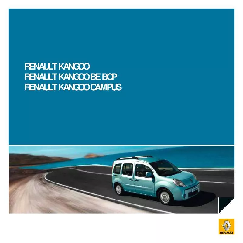 Mode d'emploi RENAULT KANGOO CAMPUS