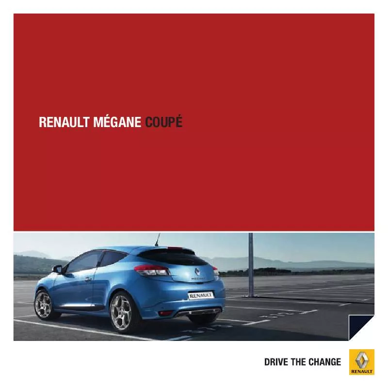 Mode d'emploi RENAULT MEGANE COUPE 2