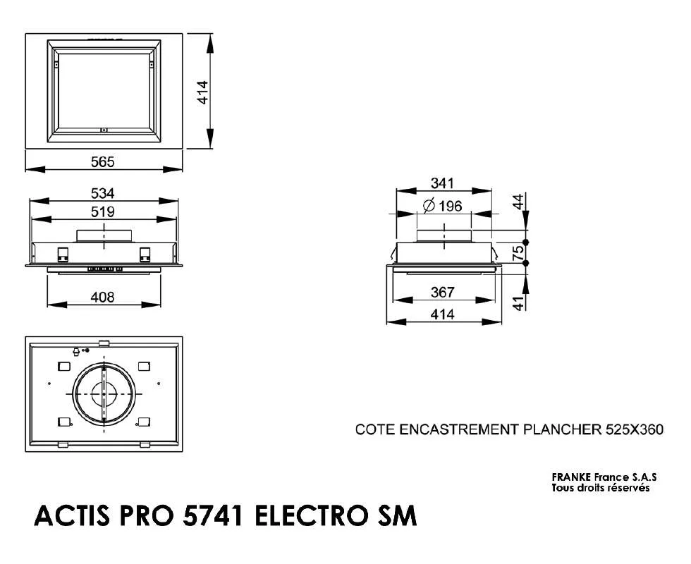 Mode d'emploi ROBLIN ACTIS PRO 5741 ELETRO SM