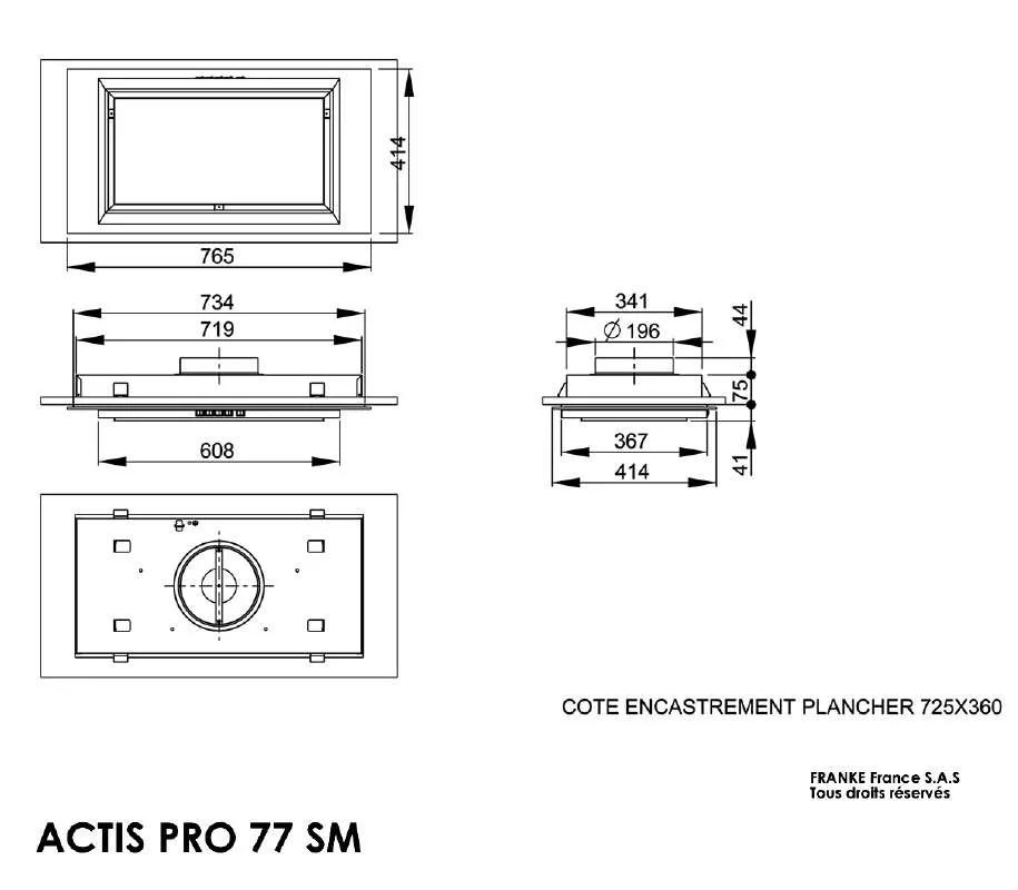 Mode d'emploi ROBLIN ACTIS PRO 77 SM