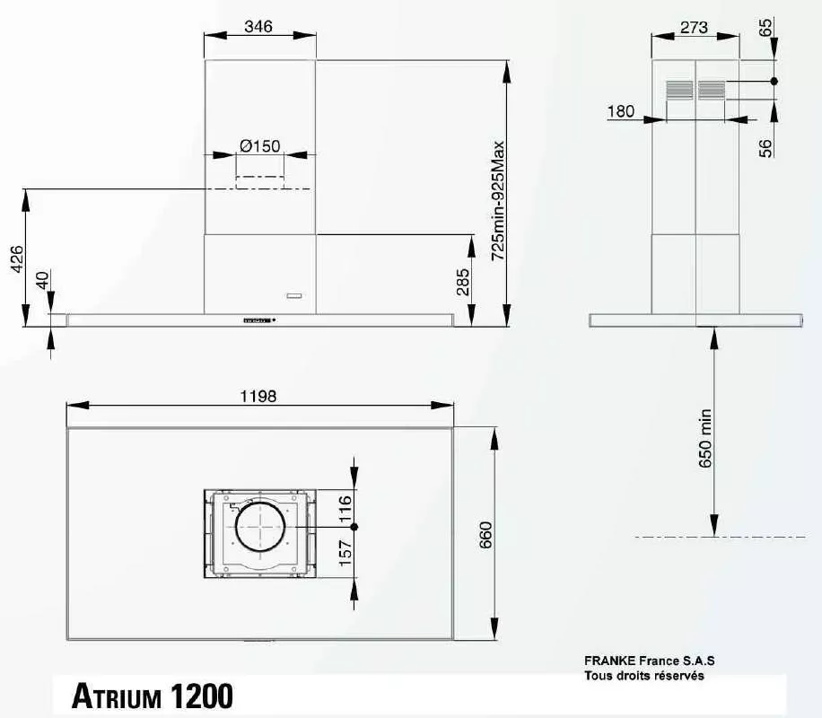 Mode d'emploi ROBLIN ATRIUM 1200