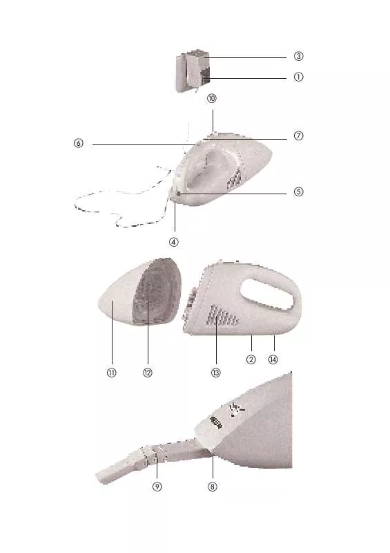 Mode d'emploi SEVERIN AH 7905 AKKU-HANDSTAUBSAUGER