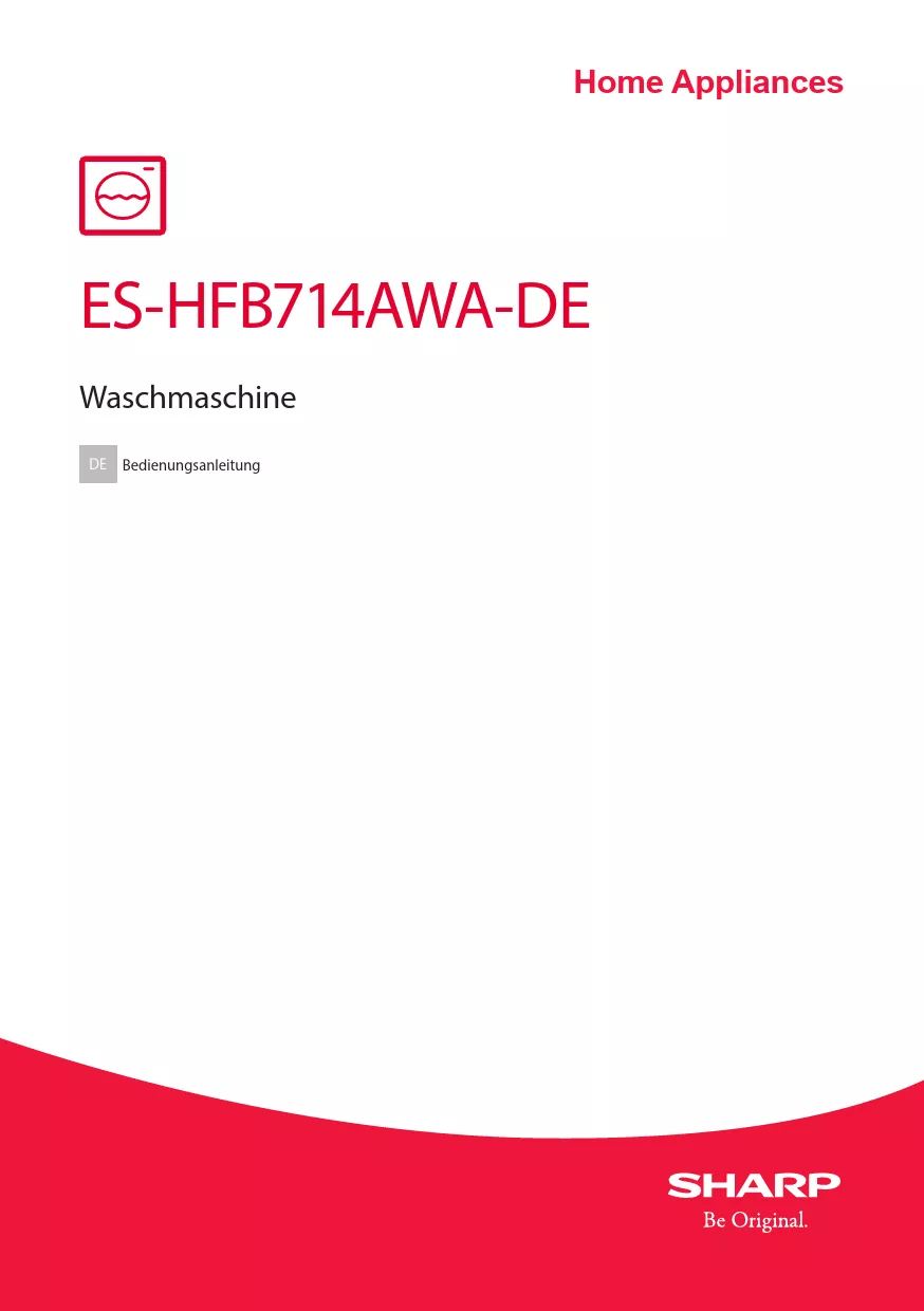 Mode d'emploi SHARP ES-HFB714AWA-DE
