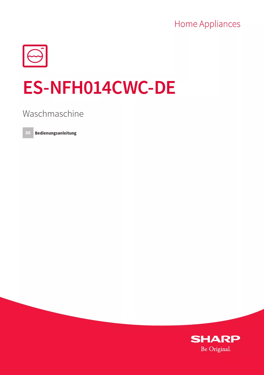 Mode d'emploi SHARP ES-NFH014CWC-DE