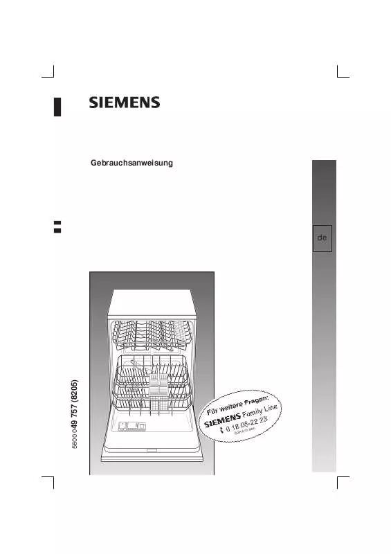 Mode d'emploi SIEMENS SE64A561EU