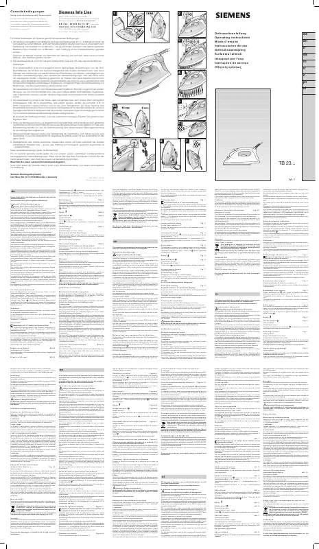 Mode d'emploi SIEMENS TB23350N