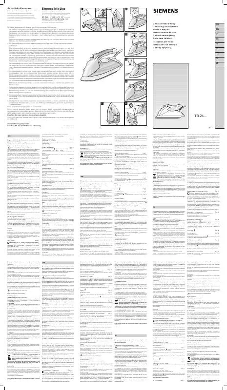 Mode d'emploi SIEMENS TB24303