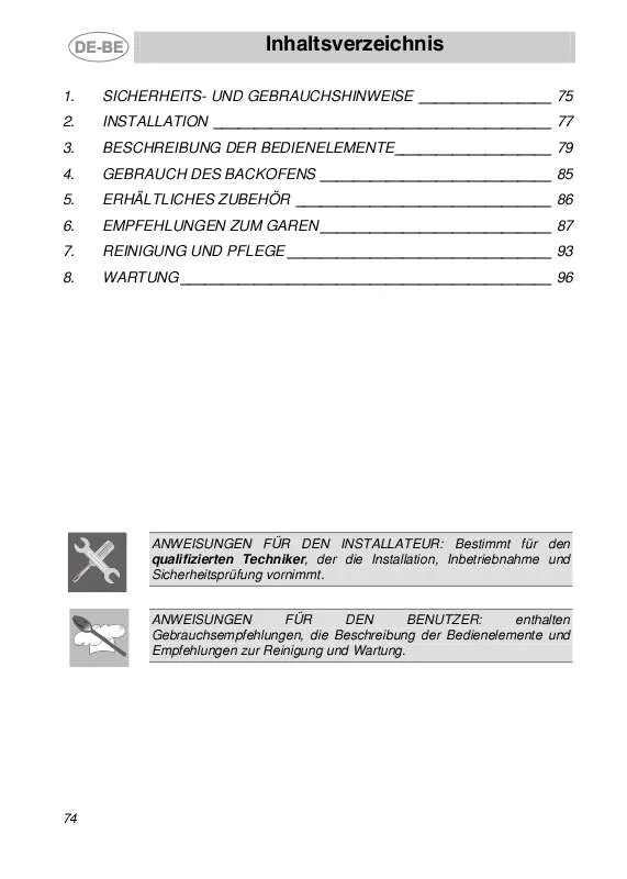 Mode d'emploi SMEG WI706EB