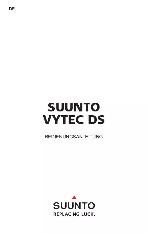 Mode d'emploi SUUNTO VYTEC DS