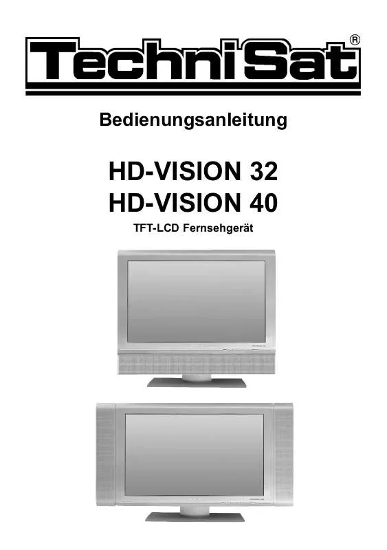 Mode d'emploi TECHNISAT HD-VISION 32