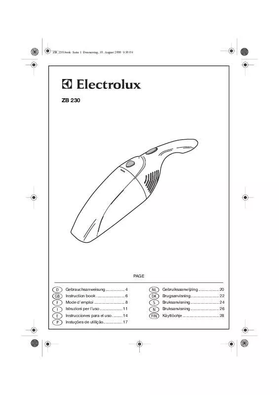 Mode d'emploi TORNADO TOB 730V TIXY 2000