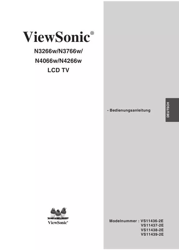 Mode d'emploi VIEWSONIC N3766W