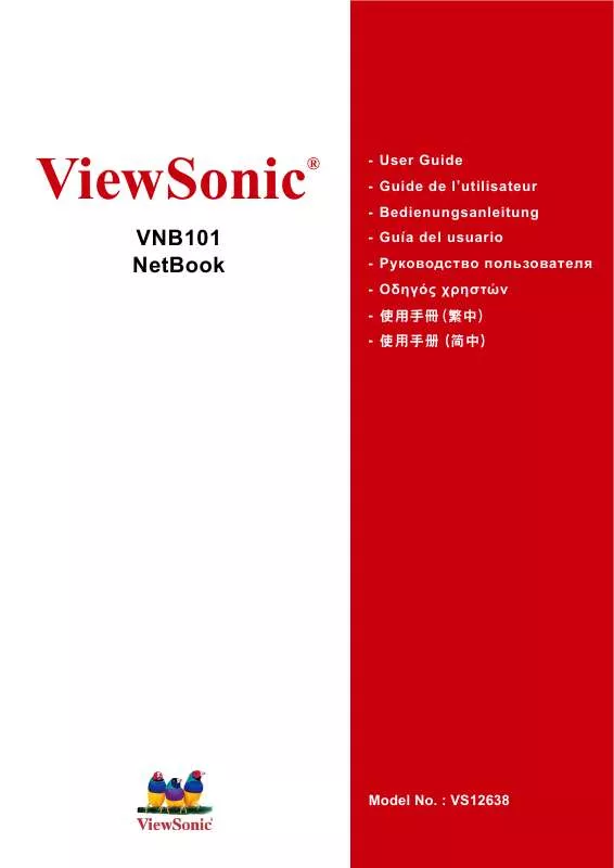 Mode d'emploi VIEWSONIC VNB101