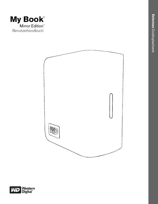 Mode d'emploi WESTERN DIGITAL WD10000H2U