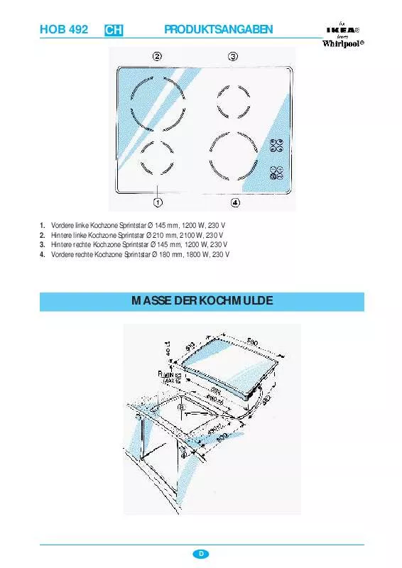 Mode d'emploi WHIRLPOOL 200 270 65