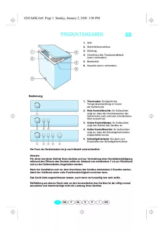 Mode d'emploi WHIRLPOOL 2115