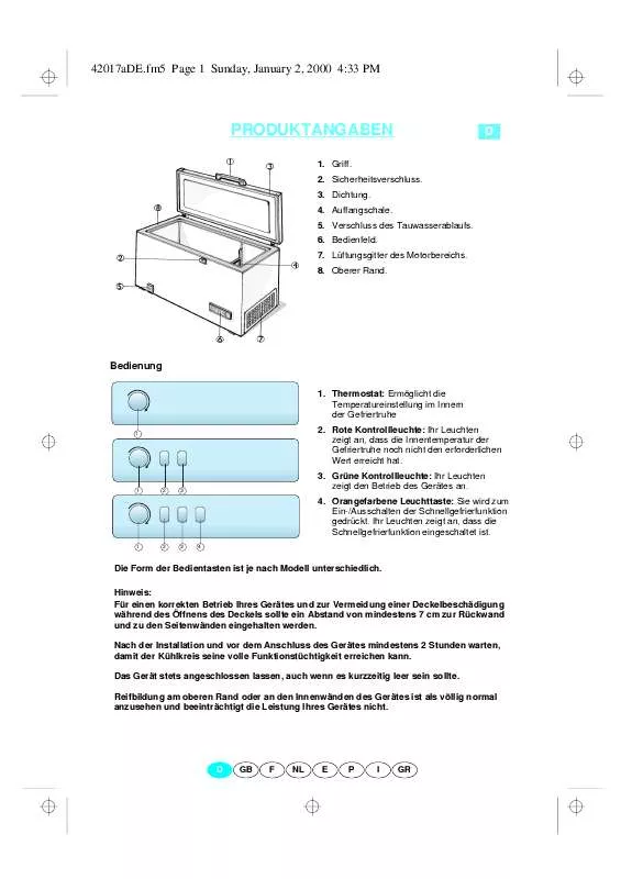 Mode d'emploi WHIRLPOOL 5295SI