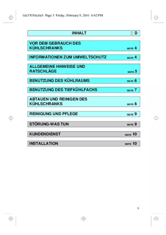 Mode d'emploi WHIRLPOOL A 251/G