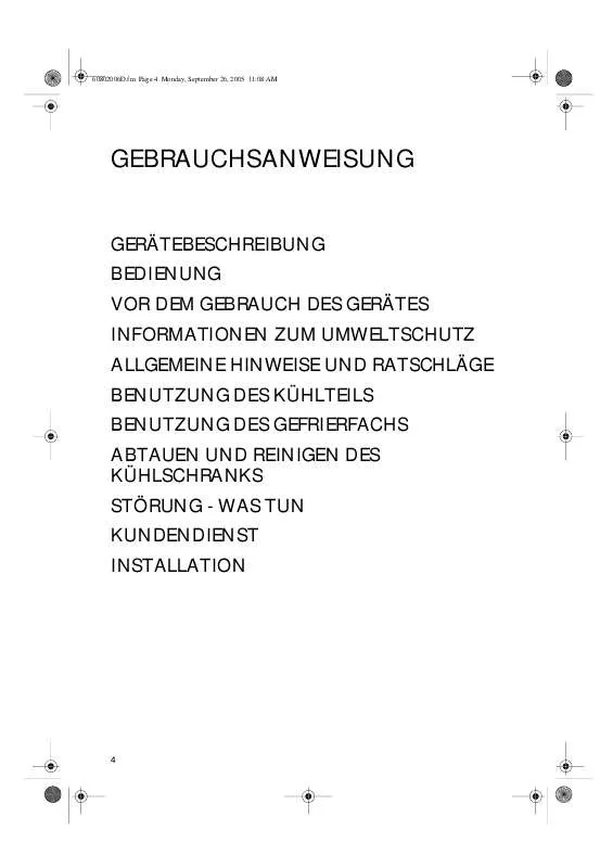 Mode d'emploi WHIRLPOOL A190A E02