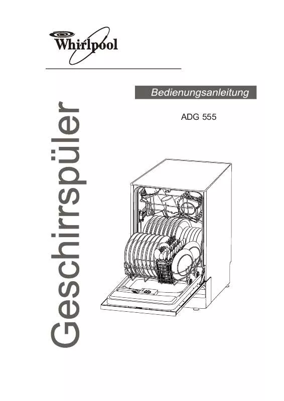 Mode d'emploi WHIRLPOOL ADG 555 NB