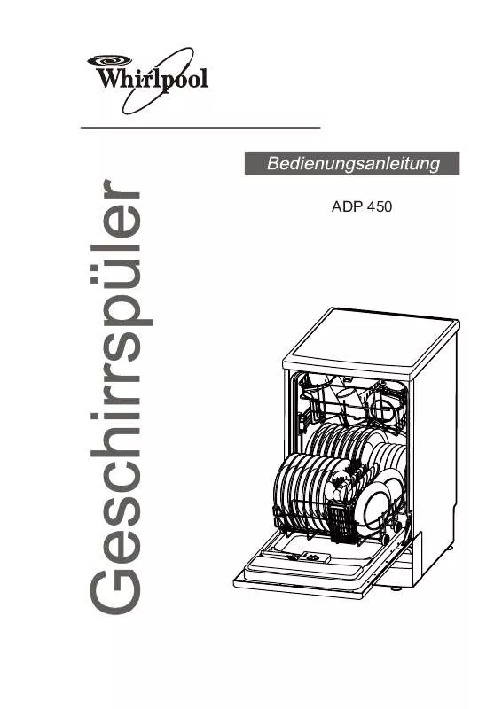 Mode d'emploi WHIRLPOOL ADP 450 WH