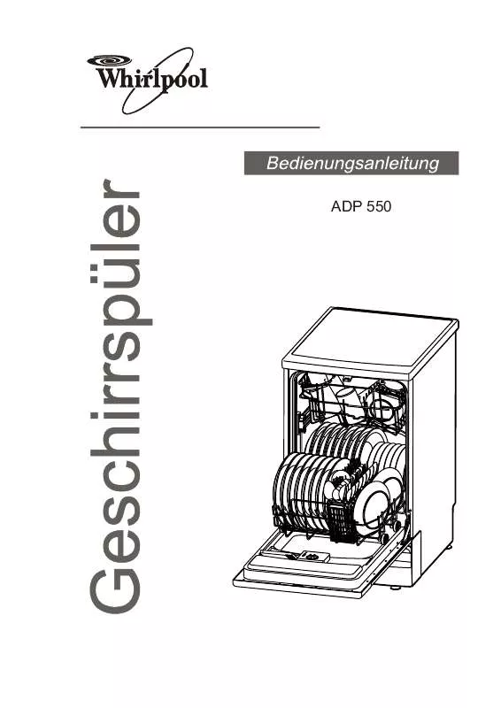 Mode d'emploi WHIRLPOOL ADP 550 WH