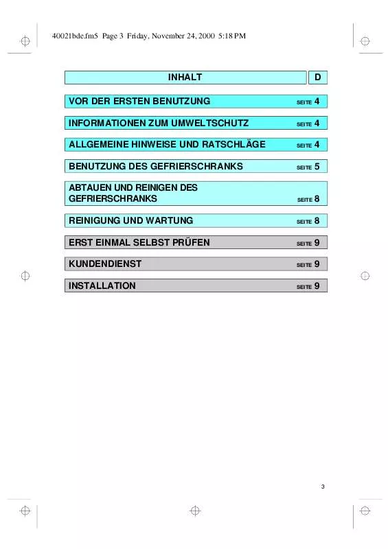 Mode d'emploi WHIRLPOOL AFE 102/G