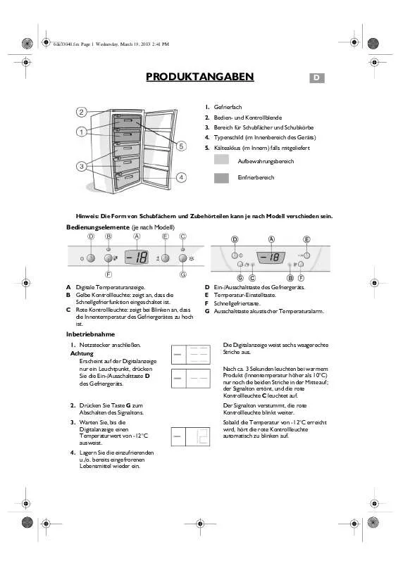 Mode d'emploi WHIRLPOOL AFG 7060/IX