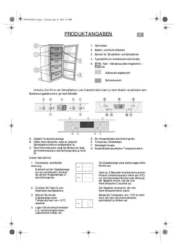 Mode d'emploi WHIRLPOOL AFG 8060