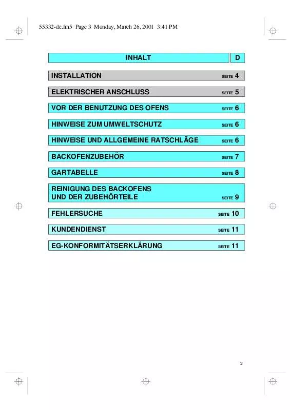 Mode d'emploi WHIRLPOOL AKF 801