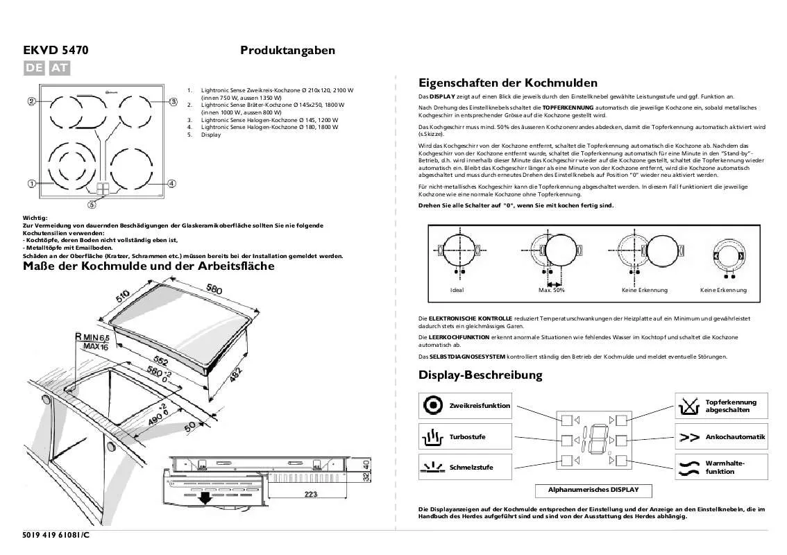 Mode d'emploi WHIRLPOOL AKM 125/NB/01