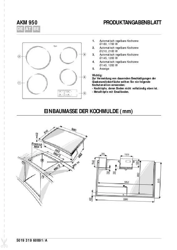 Mode d'emploi WHIRLPOOL AKM 950/IX