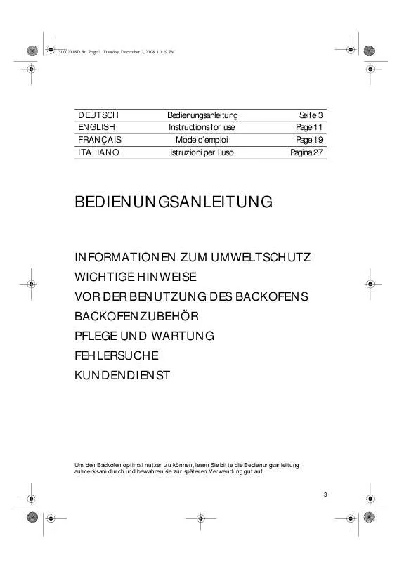 Mode d'emploi WHIRLPOOL AKP 005/NB