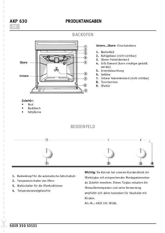 Mode d'emploi WHIRLPOOL AKP 630 WH