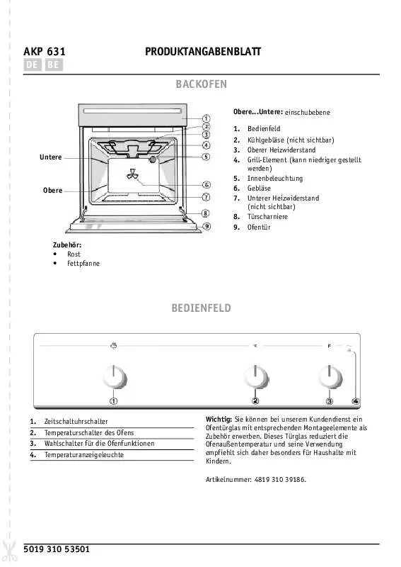 Mode d'emploi WHIRLPOOL AKP 631 IX