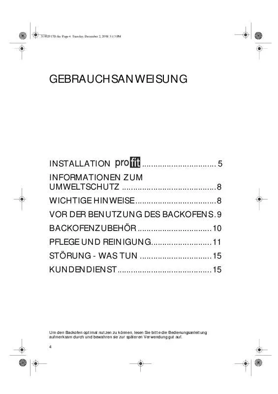 Mode d'emploi WHIRLPOOL AKZ 164/IX