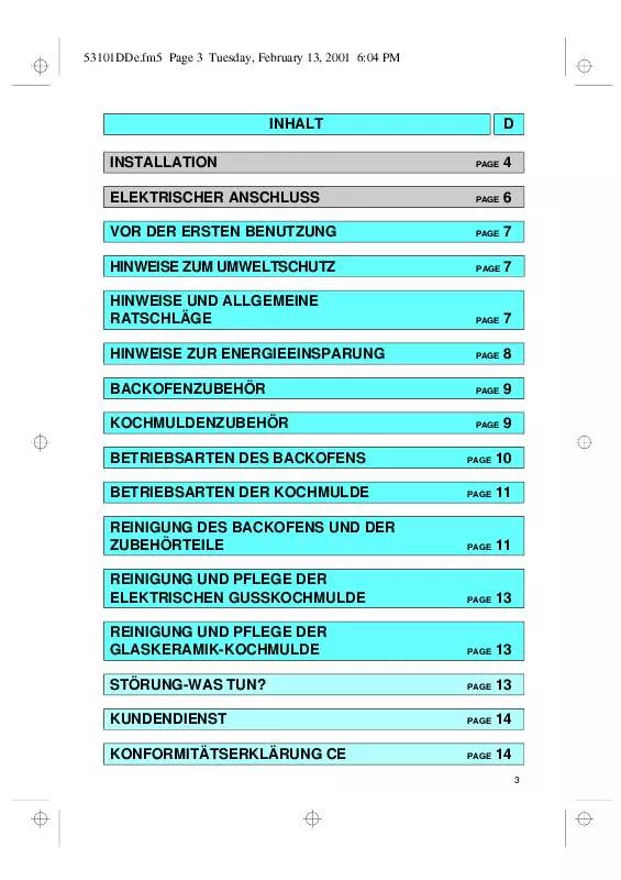 Mode d'emploi WHIRLPOOL AKZ 207