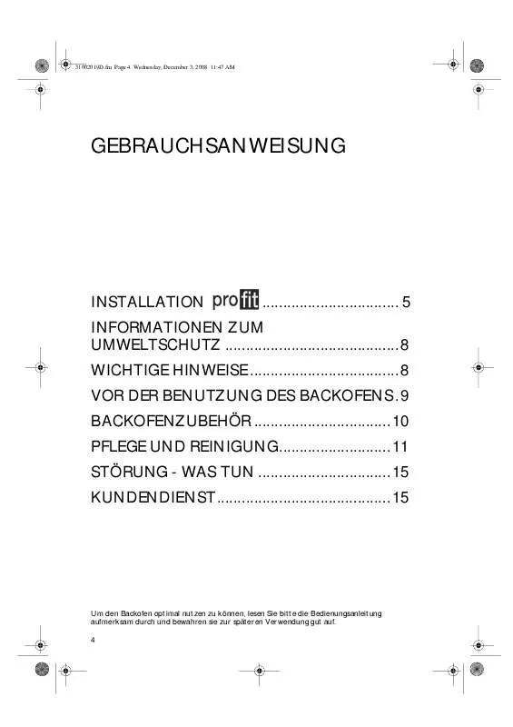 Mode d'emploi WHIRLPOOL AKZ 659 WH