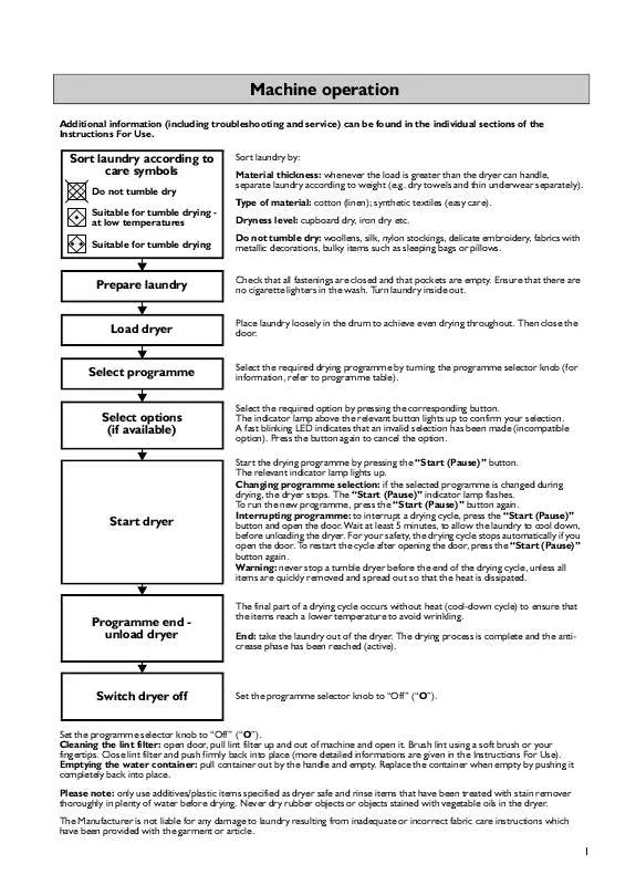 Mode d'emploi WHIRLPOOL AMB3670