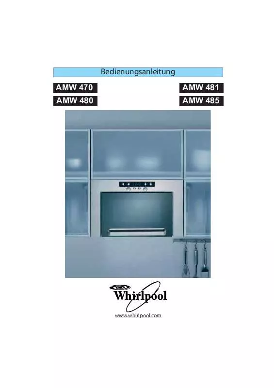 Mode d'emploi WHIRLPOOL AMW 485/1 IX