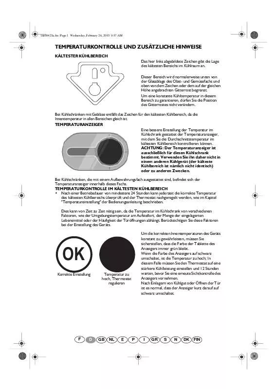 Mode d'emploi WHIRLPOOL ARC 0450